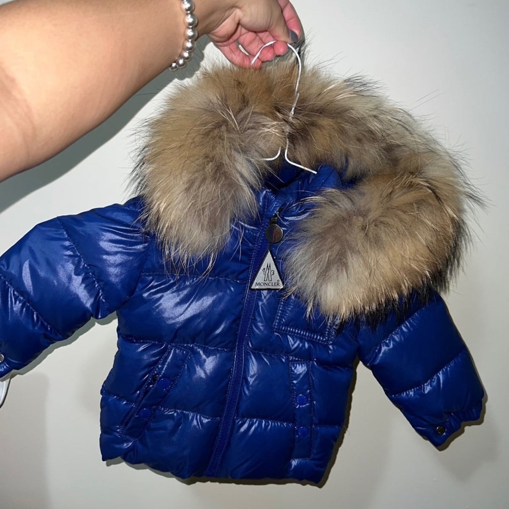 Moncler infant coat 6-9 months